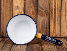 Lade das Bild in den Galerie-Viewer, WISDOM Serie | Emaille Kochtopf mit Griff | Farbe: apricot / ocker | 900ml