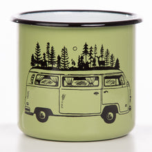 Lade das Bild in den Galerie-Viewer, KEEP IT SIMPLE - TAKE IT EASY Emaillebecher - 330ml - verschiedene Farben