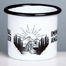 Lade das Bild in den Galerie-Viewer, EINMAL ANGLER Emaillebecher