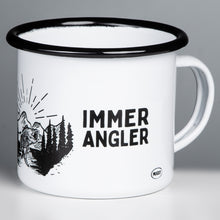 Lade das Bild in den Galerie-Viewer, EINMAL ANGLER Emaillebecher