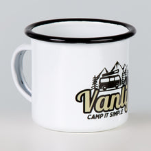 Lade das Bild in den Galerie-Viewer, VANLIFE Emaillebecher weiß