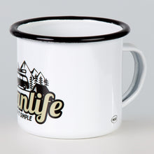 Lade das Bild in den Galerie-Viewer, VANLIFE Emaillebecher weiß