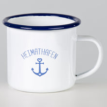 Lade das Bild in den Galerie-Viewer, HEIMATHAFEN Emaillebecher
