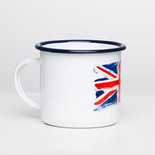 Lade das Bild in den Galerie-Viewer, UK Emaillebecher mit Flaggen Motiv