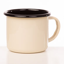 Lade das Bild in den Galerie-Viewer, PLAIN Serie | Emaillebecher 320ml | Farbe: creme