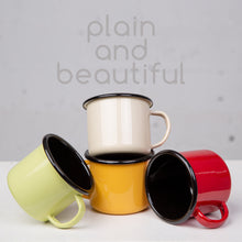 Lade das Bild in den Galerie-Viewer, PLAIN Serie | Emaillebecher 320ml | Farbe: apricot