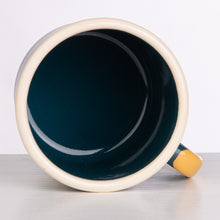 Lade das Bild in den Galerie-Viewer, WISDOM Serie | Emaillebecher 320ml | Farbe: blaugrün