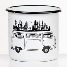 Lade das Bild in den Galerie-Viewer, KEEP IT SIMPLE - TAKE IT EASY Emaillebecher - 330ml - verschiedene Farben