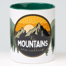 Lade das Bild in den Galerie-Viewer, MOUNTAINS ARE CALLING Keramiktasse