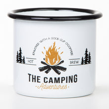 Lade das Bild in den Galerie-Viewer, CAMPING ADVENTURES Emaillebecher
