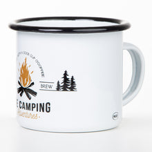 Lade das Bild in den Galerie-Viewer, CAMPING ADVENTURES Emaillebecher