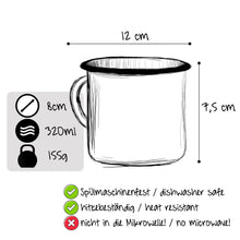 Lade das Bild in den Galerie-Viewer, PLAIN Serie | Emaillebecher 320ml | Farbe: creme