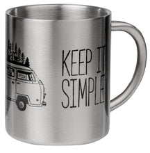Lade das Bild in den Galerie-Viewer, KEEP IT SIMPLE Edelstahlbecher
