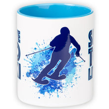 Lade das Bild in den Galerie-Viewer, LIVE TO SKI Keramiktasse