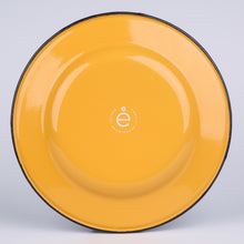 Lade das Bild in den Galerie-Viewer, WISDOM Serie | Emaille Teller | Farbe: apricot / weiß