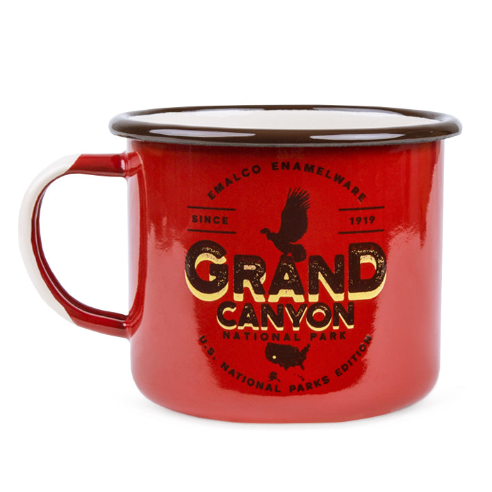 U.S. NATIONAL PARKS Serie | Emaillebecher XL 650ml | Modell: Grand Canyon