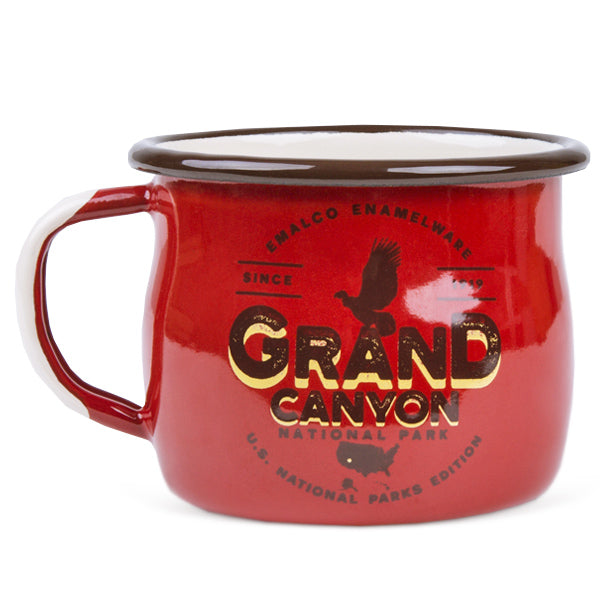 U.S. NATIONAL PARKS Serie | Emaillebecher 350ml | Modell: Grand Canyon