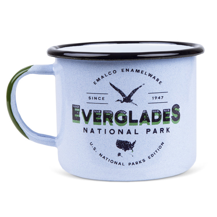 U.S. NATIONAL PARKS Serie | Emaillebecher XL 650ml | Modell: Everglades