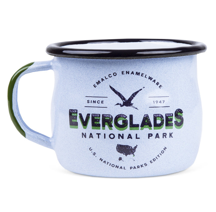 U.S. NATIONAL PARKS Serie | Emaillebecher 350ml | Modell: Everglades