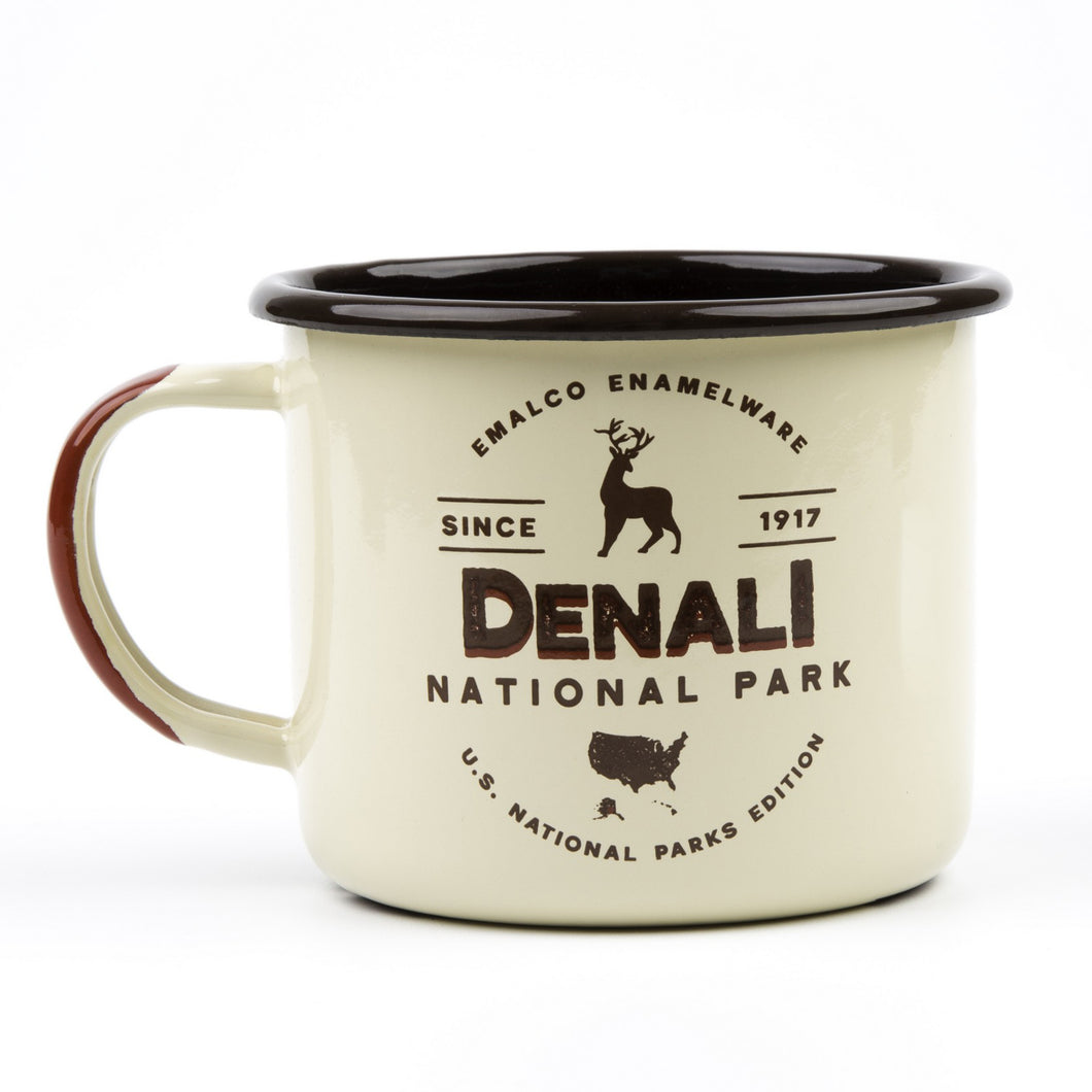 U.S. NATIONAL PARKS Serie | Emaillebecher XL 650ml | Modell: Denali